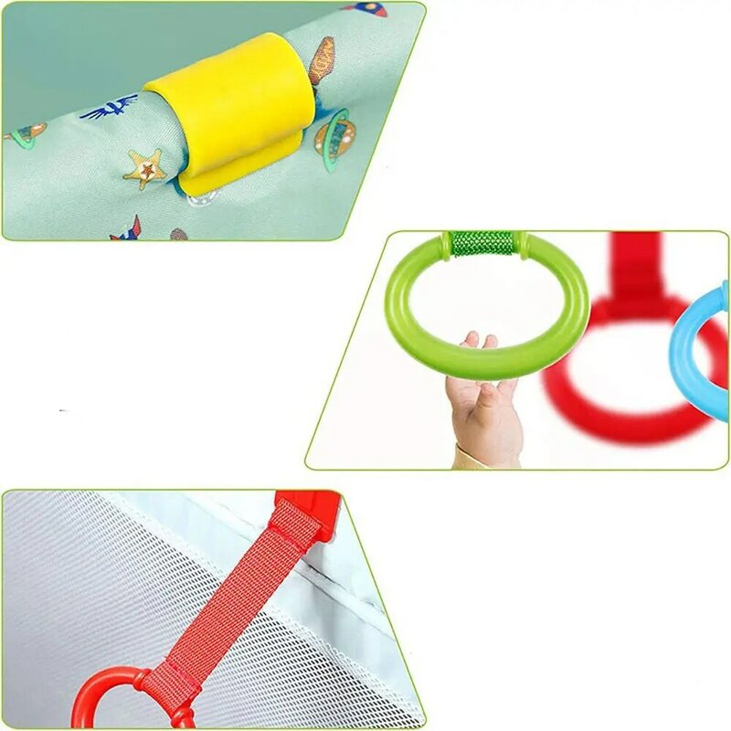 Кулоны для обучения подставке для детской кровати кольца для использования крючки для детской кроватки крючки для детских игрушек кольцо для вытягивания
