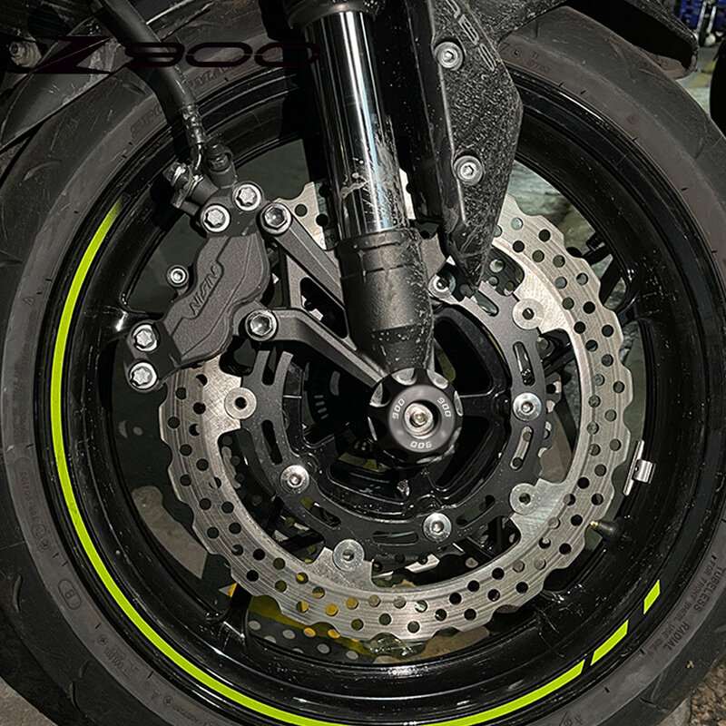 Deslizador de choque de horquilla de eje trasero delantero para motocicleta, Protector de rueda para KAWASAKI Z900, 2017, 2018, 2019, 2020, 2021