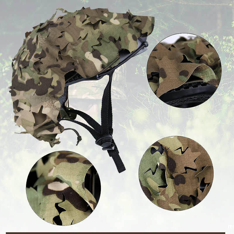 FAST Special Forces Camouflage Helmet Cover Tactical Helmet Camouflage Cover accessori per casco in tessuto CP