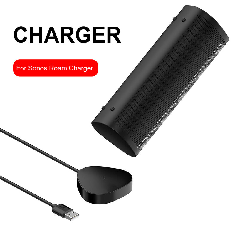 Sound Charger Dock 1000 MA Magnetic Suction Charger Black White Good Anti-interference Performance for Sonos Roam SL for Audio