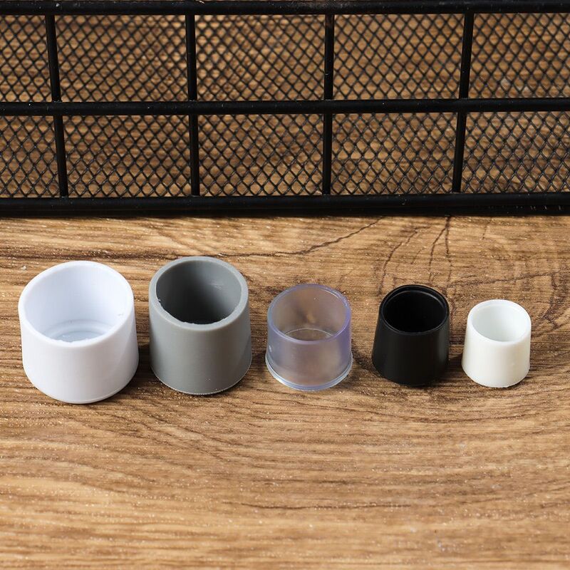 10pcs/set Table Non-Slip Covers Floor Protectors Socks Chair Leg Caps Silicone Pads Furniture Feet Plastic Pipe Cover