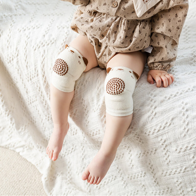Bantalan lutut bayi 0-3 tahun, pelindung keselamatan balita merangkak bersirkulasi, penutup lutut antiselip, aksesori anak laki-laki dan perempuan