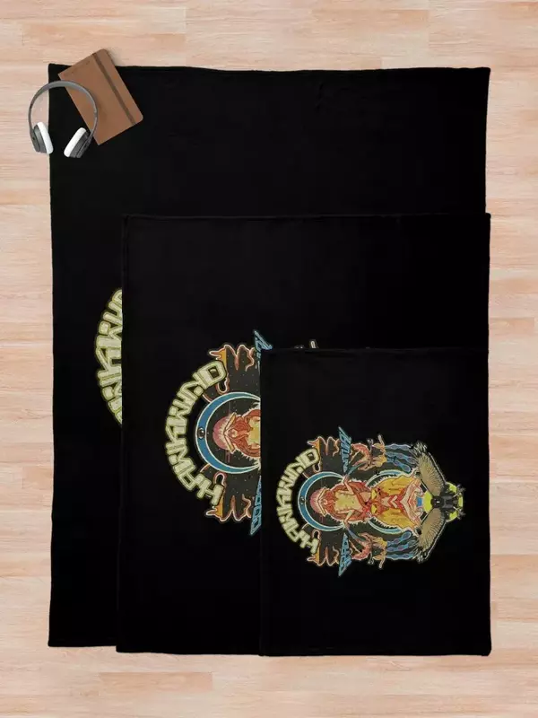 Selimut ruangan Ritual 1973 selimut Lempar antik lembut bulu kotak-kotak mewah selimut