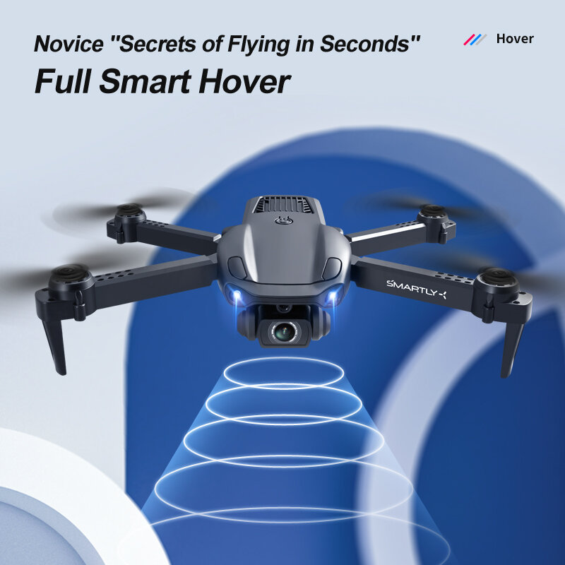 V22 Drone Mini 6K HD Kamera Ganda Fotografi Udara Profesional Mainan Helikopter Quadcopter Remote Control Lipat