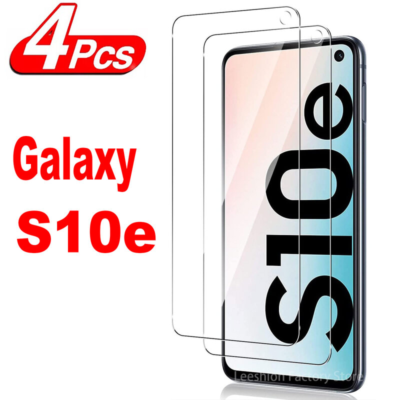 2/4Pcs Screen Protector Glass For Samsung Galaxy S10e G970 Tempered Glass Film