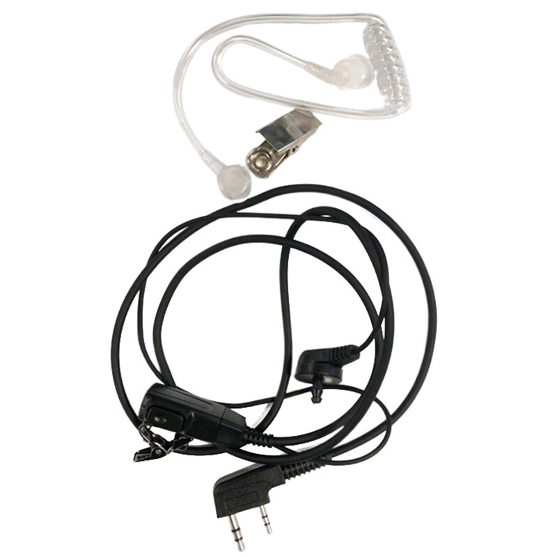 Auriculares para walkie-talkie, audífonos con cable k-plug, bidireccional, para BF-888S, UV5R, 992