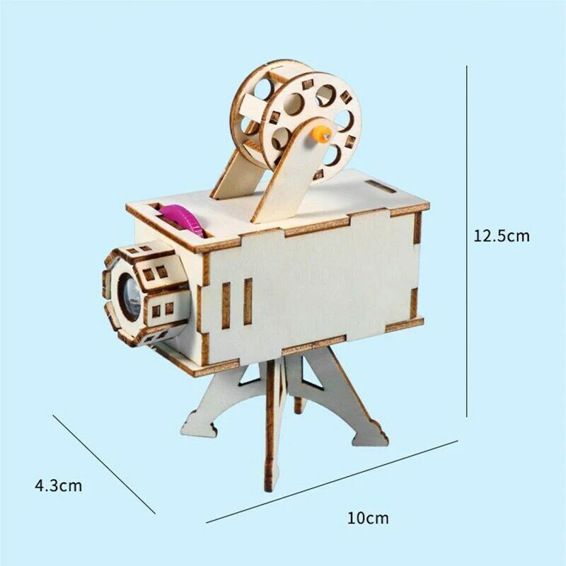 DIY Projector Handmade Works Fun Student Optical Physics Production Invention Teaching Aids Science Experiment Set