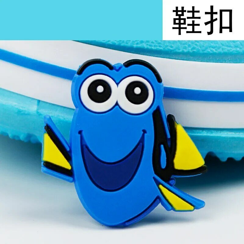 Cute Cartoont Finding Nemo Shoe Buckle PVC Characters Nemo Dory Shoe Charms Souvenir Decoration Kids Party X-mas Gifts