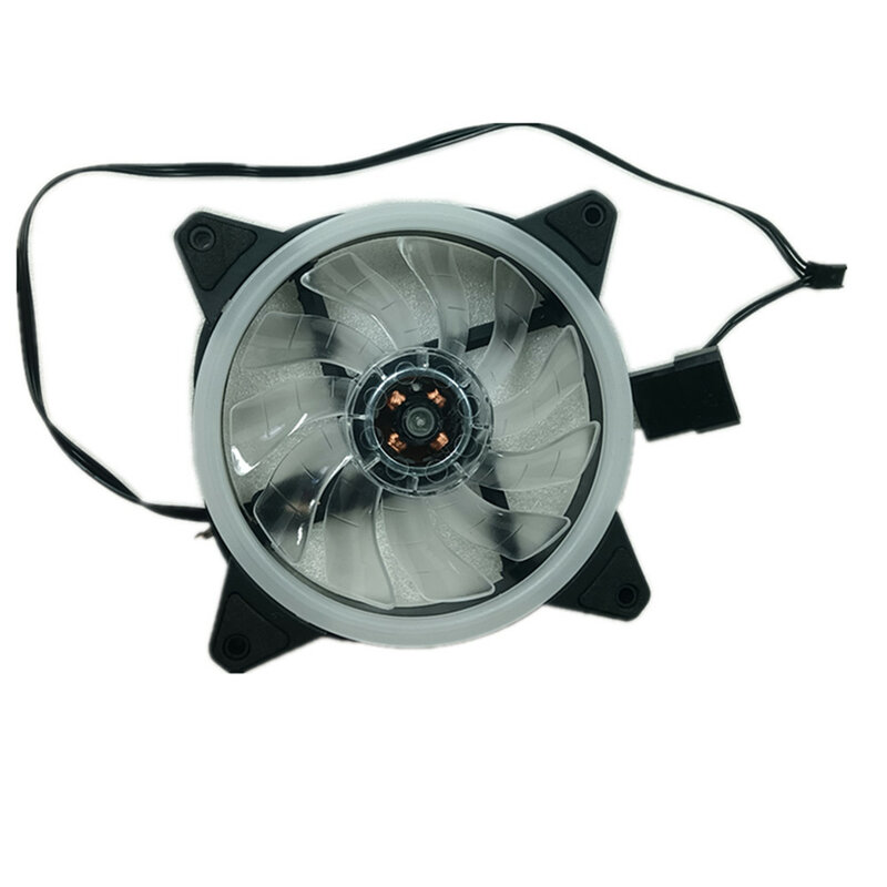 Newest 120mm PC Computer Case Fan Cooler Adjustable Fans Speed Led 12cm Mute Ventilador Colored Lamp Mute Cool RGB Cooling