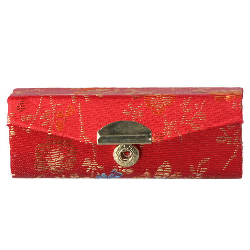 Женская коробка для хранения косметики с зеркалом, коробка для губной помады с цветочным рисунком, женская косметичка