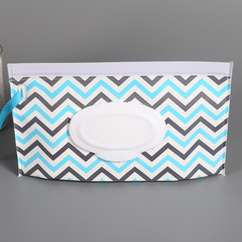 1PC eco-friendly Wet Wipes Bag Baby Wipes Box Wet Wipe Box salviette per la pulizia sacchetto a chiusura lampo Clamshell Snap Strap Wipe Container Case