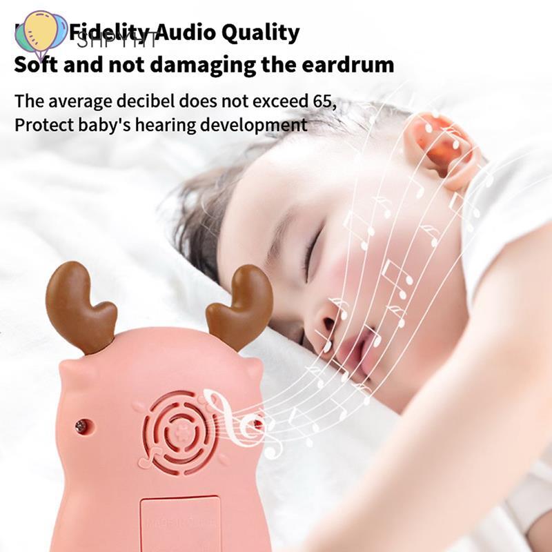 Mainan ponsel musik untuk bayi, mainan tidur dengan simulasi gigitan bayi, mainan pendidikan dini untuk bayi anak-anak, hadiah ulang tahun