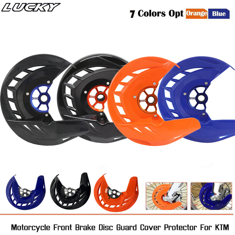 Protector de disco de freno delantero para motocicleta, cubierta de freno de 22mm y 26mm para KTM Husqvarna 125-400, 450, 530, SX, SXF, XC, XCF, EXC, EXCF, TC, FC, 2015-2022