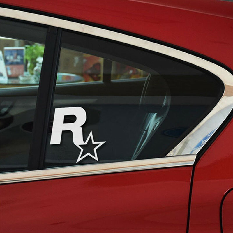Rockstar Game GTA5 Decoração reflexiva para tampa do tanque de combustível pára-brisa Bumper Tronco Motocicleta Laptop Phone D30