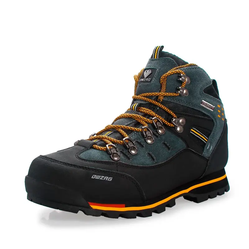 Waterproof Hiking Outdoor Trekking Boots Men Winter Mountain Climbing Mountaineering Camping Shoes Fashion Casual Snow Boots