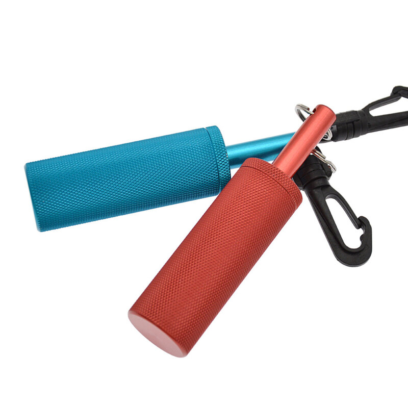 Mergulho Safety Rattle Stick, Signal Bell com 360 ° Rotating Quick Hook, Liga de alumínio colorida, Sino subaquático Ding Rod