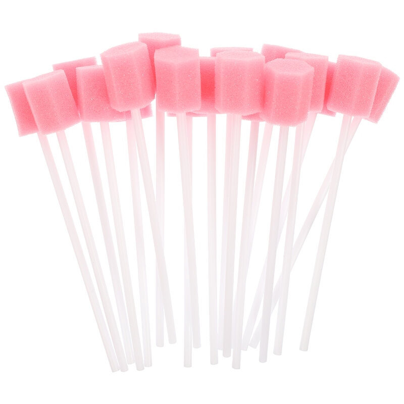 50/100pcs Oral Clean Brush Mouth Sponge Swabs Cleaning Supplies Disposable Accessories Care Stick Hygiene