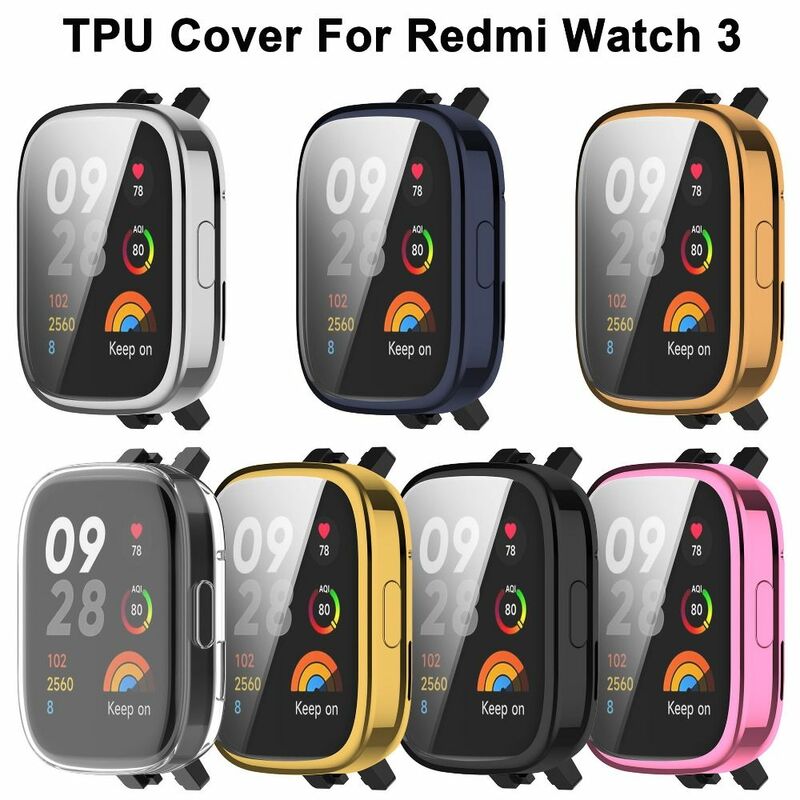 Защитный чехол для Redmi Watch 3 ТПУ полное покрытие защитный чехол для экрана для Xiaomi Redmi Watch 3 Watch 3 умные часы бампер