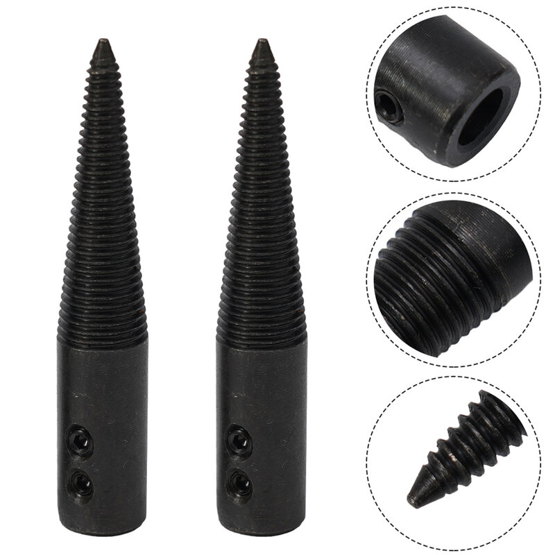2pcs/Set 8mm Polishing Spindle Left Right Pigtail Tapered Nose Buffing Wheels Abrasive Tools Connector Grinding Rod