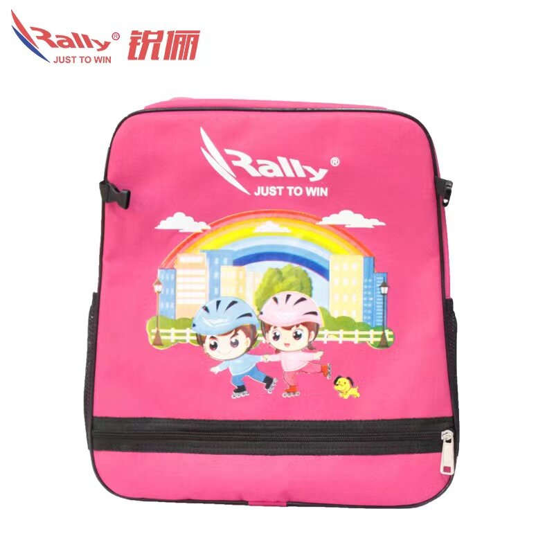 Inline Roller Skate Cartoon Children's Backpack Kindergarten Lightweight Sports Storage Bag For Gils Boys