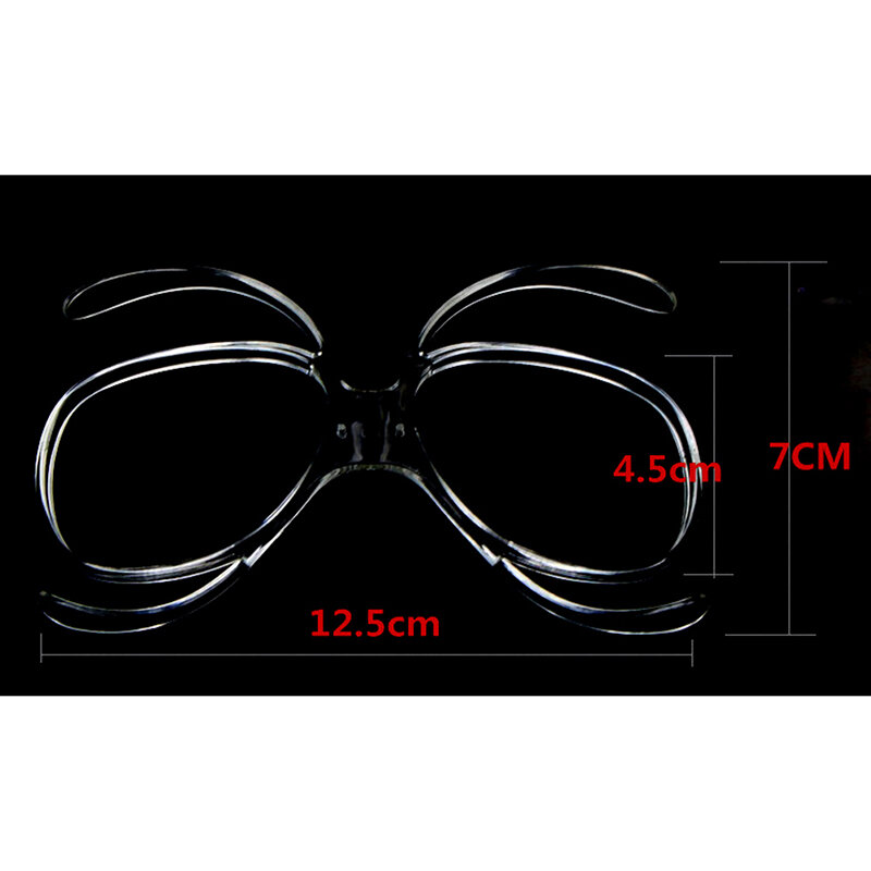 Gogle narciarskie okulary oprawki do okularów korekcyjnych wkładka Rx adapter optyczny elastyczna recepta narciarstwo rama obiektywu do sportu na świeżym powietrzu