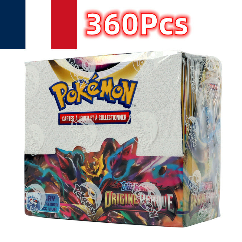 포켓몬 카드 TCG: 소드 앤 쉴드 로스트 오리진 부스터 박스, 프랑스어 버전, 36 팩 박스, 360 개/박스