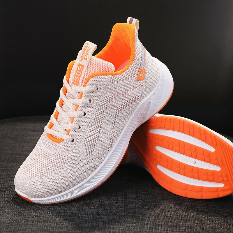 New Fashion Platform Sport Shoes for Women 2023 Casual Comfortable Breathable Mesh Sneakers Ladies Outdoor Running Shoes