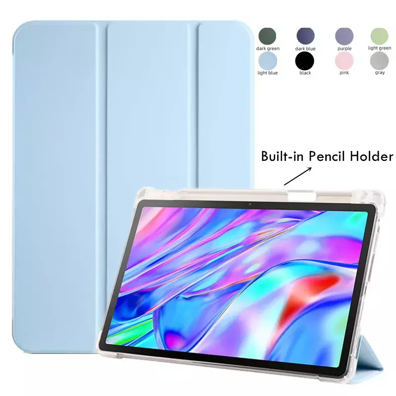 Funda For Lenovo Tab P11 Gen 2 Gen2 Case 11.5'' with Pencil Holder Clear Soft Cover Funda For Xiaoxin Pad Plus 2023 11.5 TB350FU