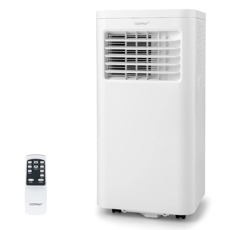 Portable Air Conditioner, 8000 BTU AC Unit with Built-in Dehumidifier, 24H Timer, Remote Control, Cools up to 250 Sq. Ft