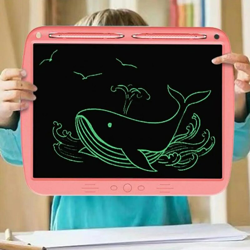 Tablero de escritura USB de 15 pulgadas, tableta LCD de un solo Color para niños, tablero de escritura de pintura de aprendizaje, tablero de escritura a mano