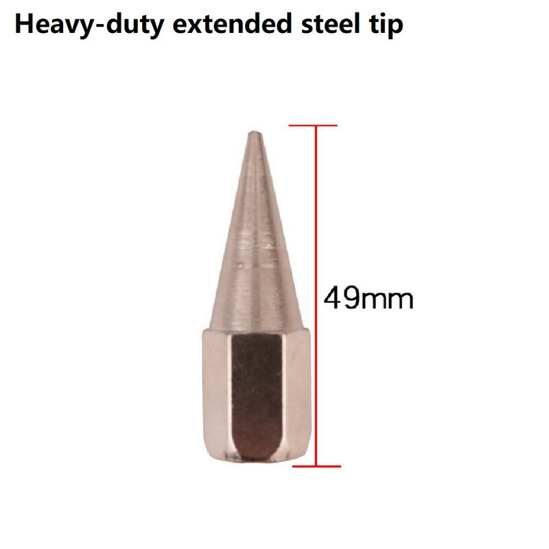 Butter Nozzle Grease Flat Nozzle Mouth Flat Steel Ball Design Heavy Grease Explosion-Proof Grease Nozzle Hand Tools