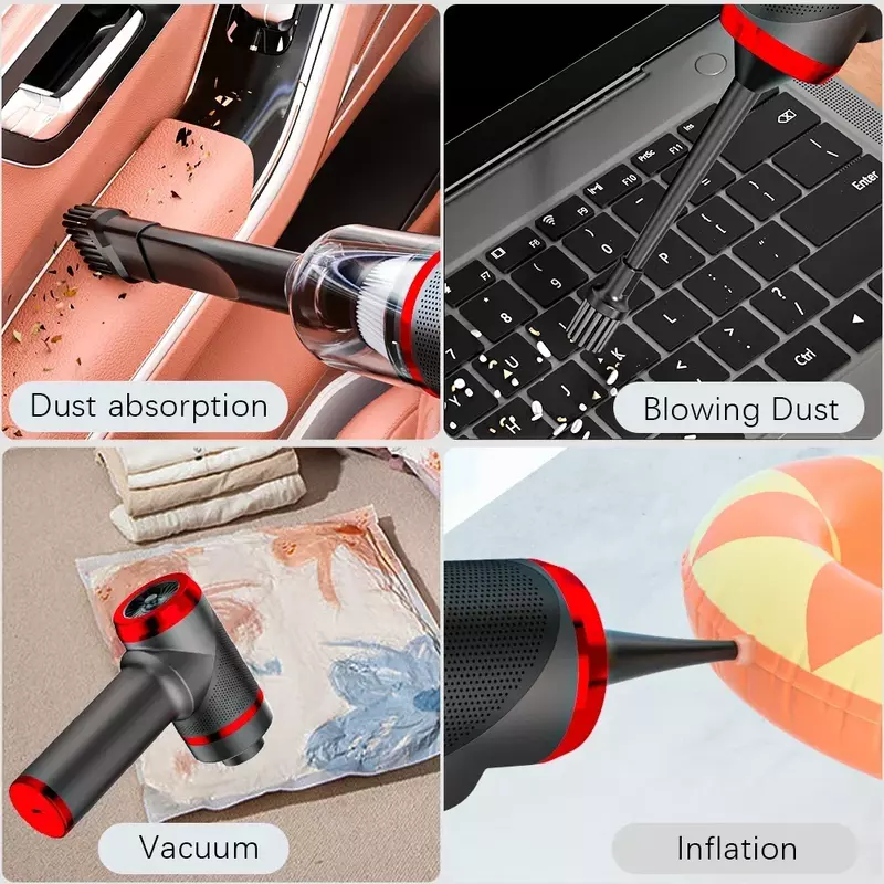 SZUK Car Vacuum Cleaner Powerful Wireless Portable Cleaning Machine Strong Suction Handheld Mini Vacuum Cleaner for Car and Home