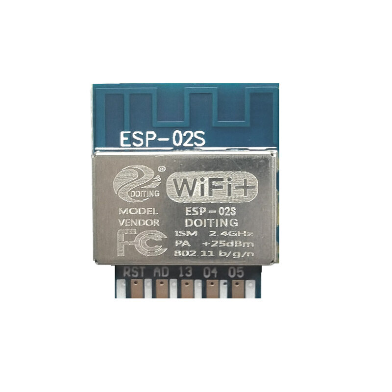 TYWE2S-ESP-02S transparente de transmisión inalámbrica, módulo Wi-Fi Serial, paquete de dedo dorado, ESP8285, Compatible con ESP8266
