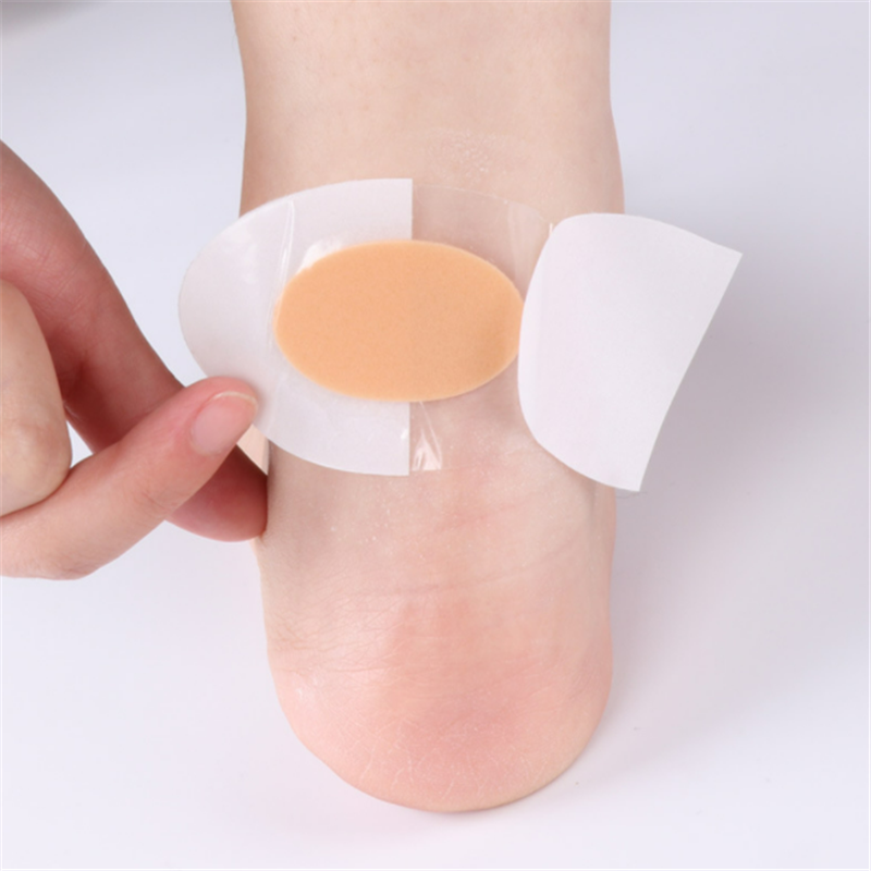 30pcs Gel Grip protezione del tallone patch adesive per i piedi cuscinetti in Blister fodera per tallone adesivi per scarpe cuscino per la cura dei piedi in gesso per alleviare il dolore