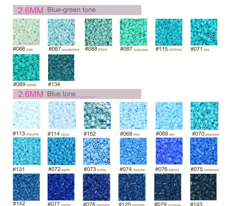 2.6mm Mini Beads 1000PCS 230colors Fuse Beads for Kids Gift Hama Beads Diy Puzzles Iron Beads High Quality