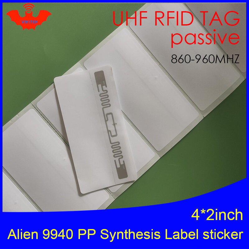 Etiqueta da etiqueta do RFID do UHF, etiqueta não adesiva, passiva, esperto, UHF, 9940 PP, 915mhz, 900mhz, 868mhz, Higgs3, EPCC1G2, 6C