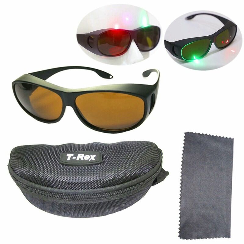 3 색 라이트 레드 블루 그린 라이트 레이저 보호 안경, 450nm, 532nm, 650nm