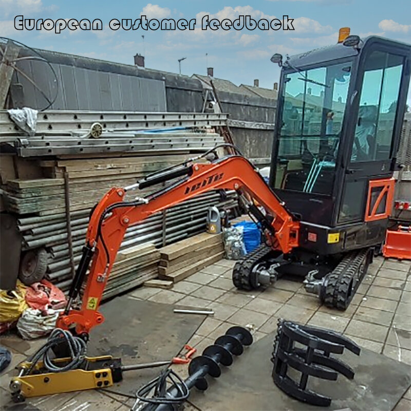 China Factory Price Small Hydraulic Crawler Excavators 1.5 Ton Excavator 1500kg Mini Excavadora Bagger Small Digger For Sale