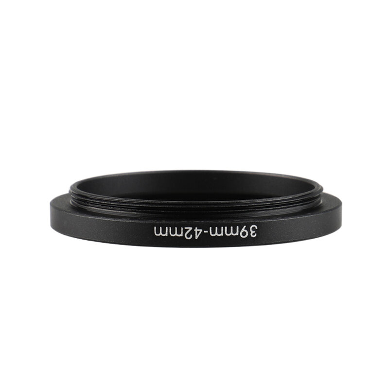 Anel de filtro de alumínio preto para câmera DSLR, adaptador de filtro para Canon, Nikon, Sony, 39mm-42mm, 39-42mm, 39 a 42mm
