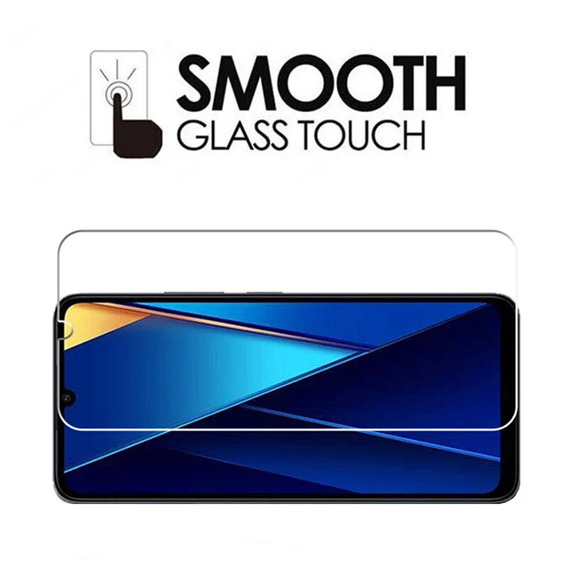 2/4Pcs For Poco C65 Screen Protector Glass For Poco C65 Tempered Glass Film