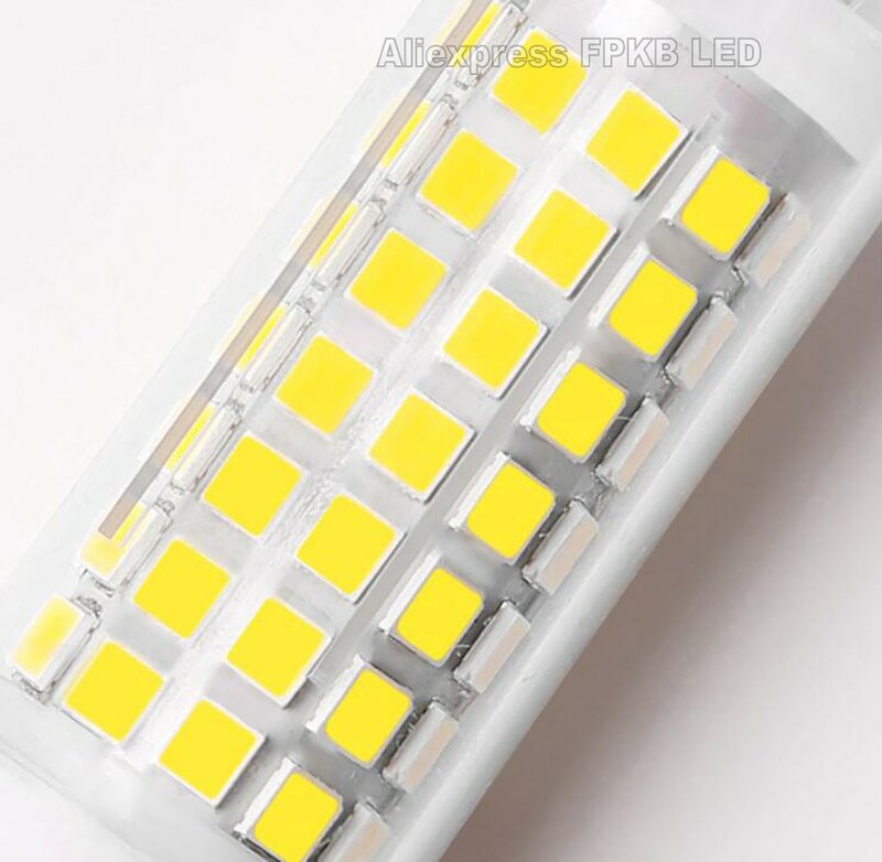 세라믹 램프 정전력 LED 조명 전구, SMD2835 전구, 5W, 7W, 9W, 12W, 15W, 18W, G4 전구, AC220, 240V, 2 개