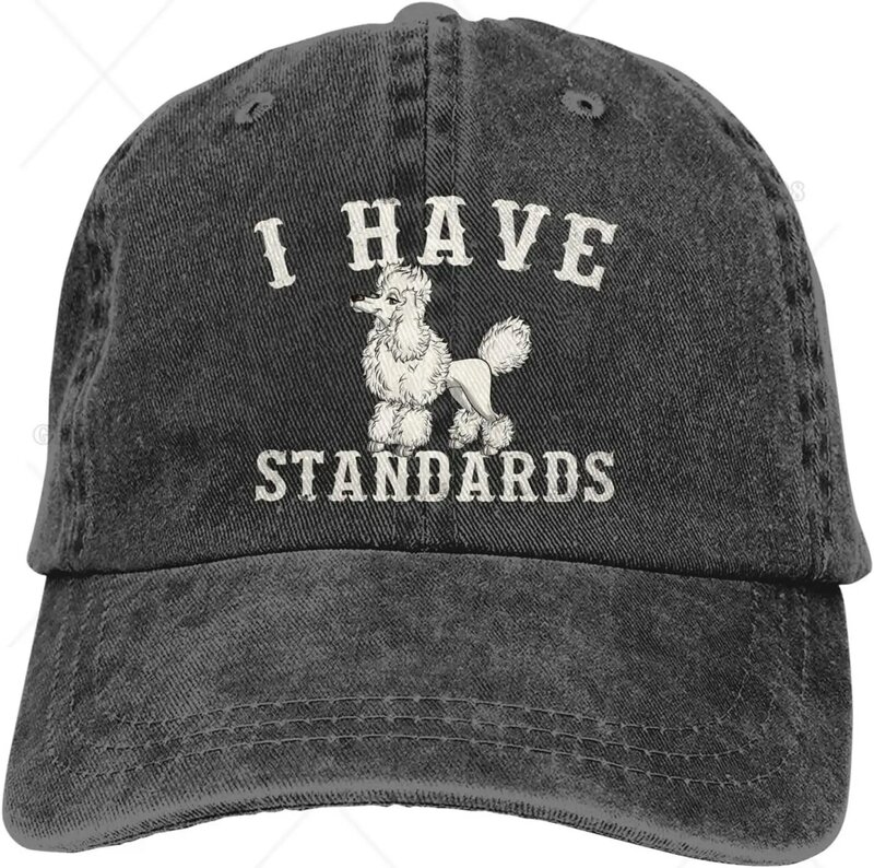 Topi pudel topi pudel untuk wanita pudel anjing kekasih topi untuk pria tren modis lucu hadiah satu ukuran