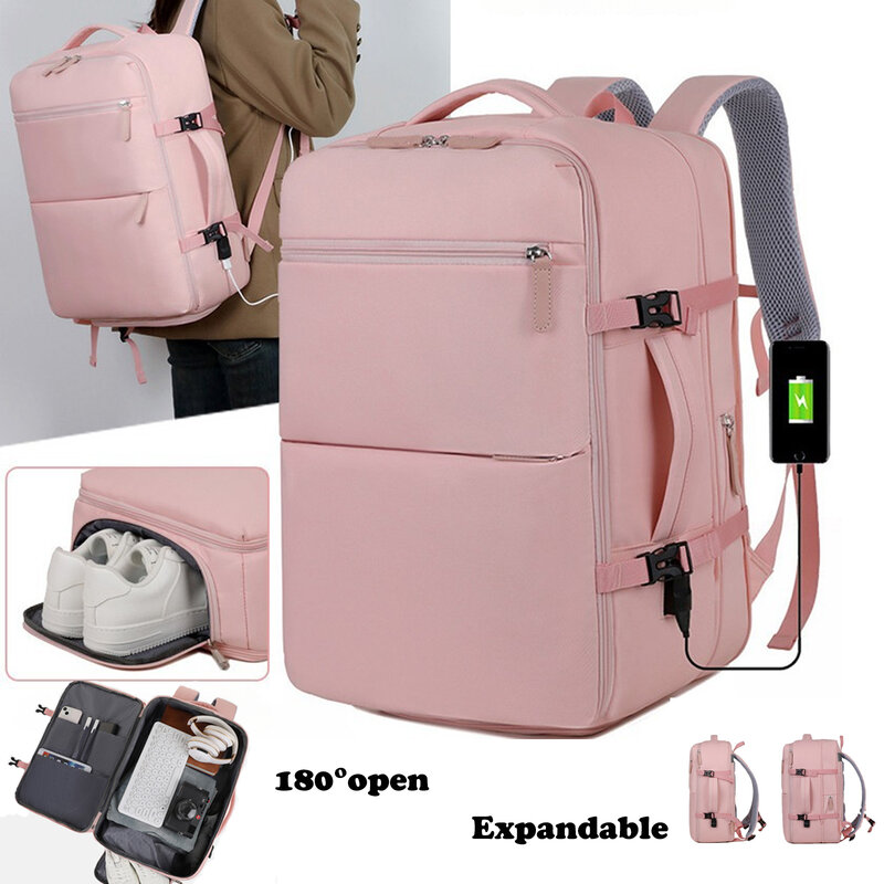 Rozmiar kabiny 15.6 "plecak szkolny na laptopa dla kobiet, mężczyzn wodoodporny plecak podróżny z zabezpieczeniem przed kradzieżą śliczny plecak na co dzień Kawaii