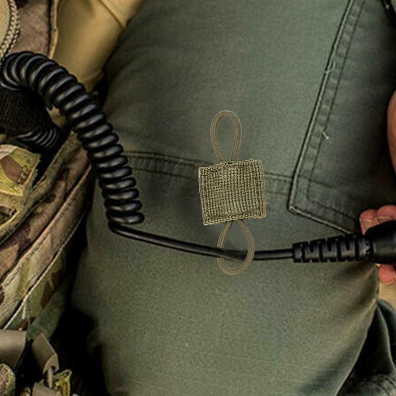 Fermaglio per cinghie Clip per supporto per ingranaggi fermaglio per nastro con rilegatura elastica per gilet borse zaini