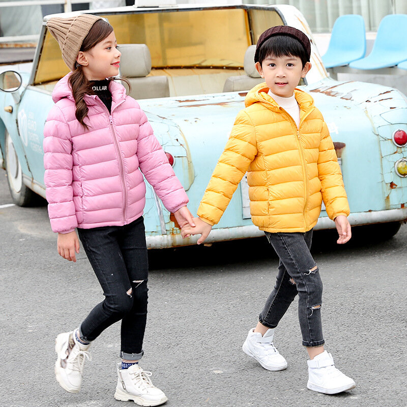 Jaket Panjang Anak-anak Musim Gugur Musim Dingin 2-14 Tahun untuk Anak Perempuan Baju Anak-anak Mantel Panjang Hangat untuk Anak Laki-laki Balita Anak Perempuan Pakaian Luar