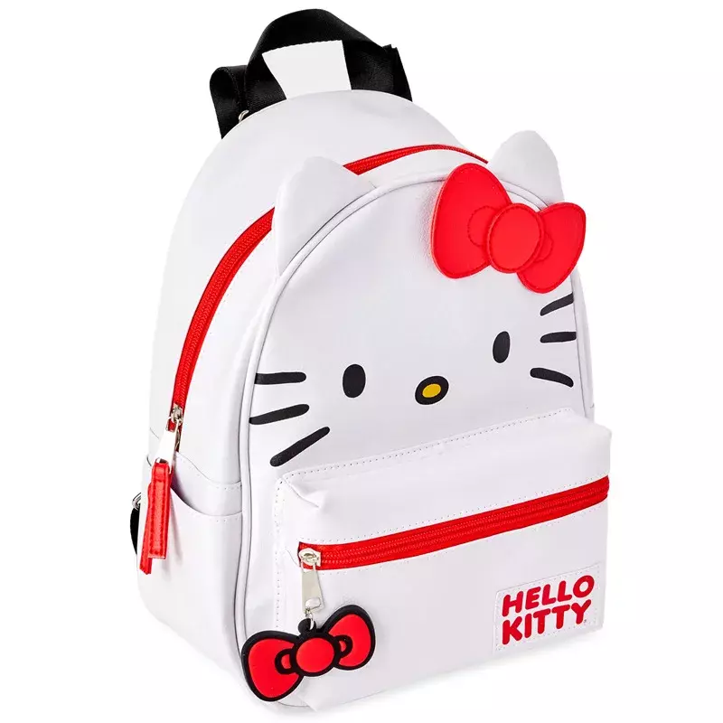 Sanrio-mochila de Hello Kitty para mujer, morral de dibujos animados de Anime, mochilas ligeras impermeables, bolso de hombro para estudiantes, bolsos para niños, regalo para niñas