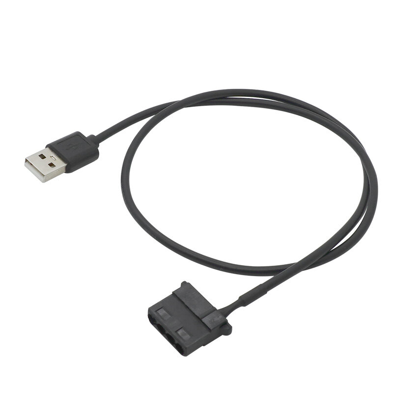 1 USB do komputera, aby Molex 4 Pin PC komputerowy wentylator chłodzący przewód łączący przewód adapterowy