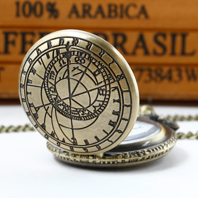 Dropshipping Quartz Pocket Watches For Men Children Retro Steampunk Pocket FOB Watch Necklace Gifts With Chain