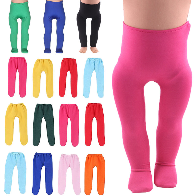 1 Set Pakaian Boneka Legging Celana Yoga Aksesori Cocok 18 Inci Boneka Anak Perempuan Amerika & Boneka Bayi Baru Lahir 43Cm Pakaian Generasi Kami