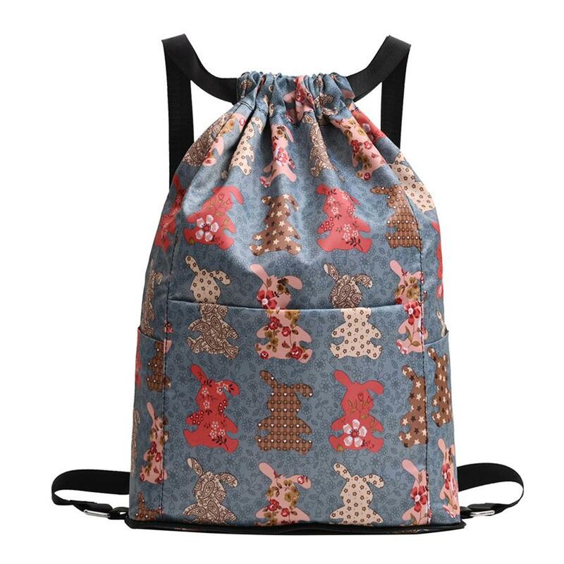Single Shoulder Women's Cloth Bag New Printed European American Casual High Fashion Capacity And Versatile Travel Q3R4